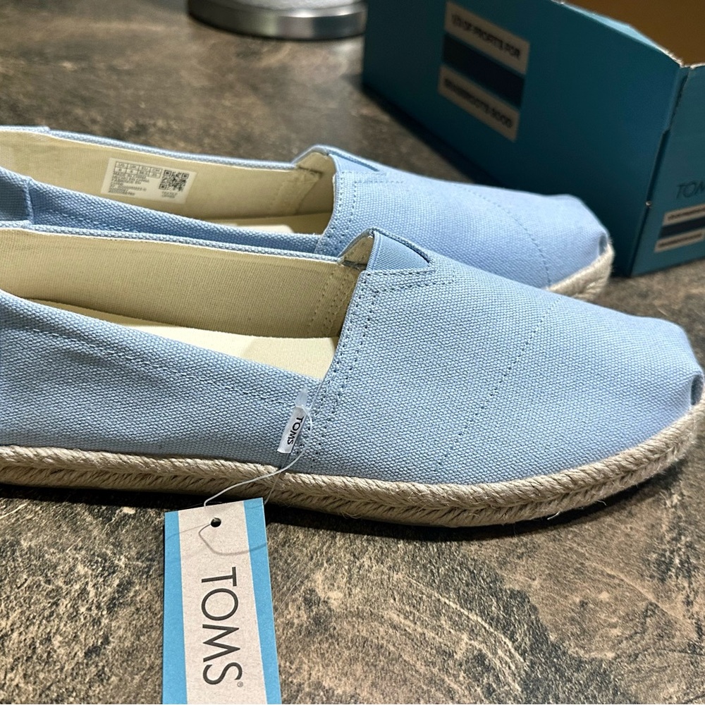 TOMS Women's Sky Blue Espadrilles